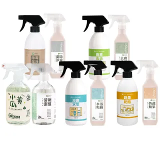 【omagic 歐美淨】植萃酵素清潔劑500mlx1-款式任選(廚房、水垢、除霉、蔬果、碗盤)