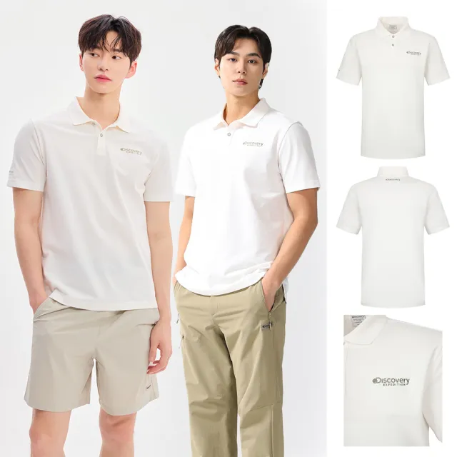 【Discovery Expedition】Freshvent 小Logo涼感POLO衫 機能短袖上衣 (DMTS71053/DWTS72053-男女版六款任選)