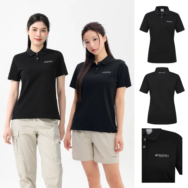 【Discovery Expedition】Freshvent 小Logo涼感POLO衫 機能短袖上衣 (DMTS71053/DWTS72053-男女版六款任選)