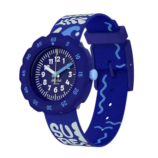 【Flik Flak】兒童手錶 SURFING ESSENTIALS 兒童禮物/安全防水/瑞士製造 FPSP080 (34.75mm)