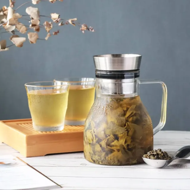 【Driver】甘丹茶壺-1000ml(專利設計 茶具 泡茶壺 熱茶壺 沏茶壺 冷泡茶 耐熱玻璃壺)