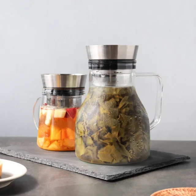 【Driver】甘丹茶壺-1000ml(專利設計 茶具 泡茶壺 熱茶壺 沏茶壺 冷泡茶 耐熱玻璃壺)