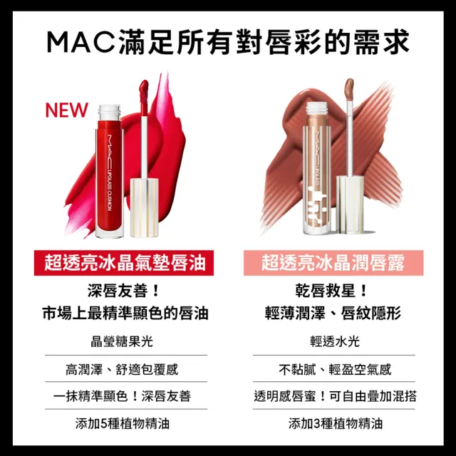【M.A.C】超透亮冰晶氣墊唇油