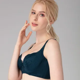 【Swear 思薇爾】S挺美力系列B-E罩軟鋼圈背心型蕾絲包覆塑身女內衣(耀映綠)