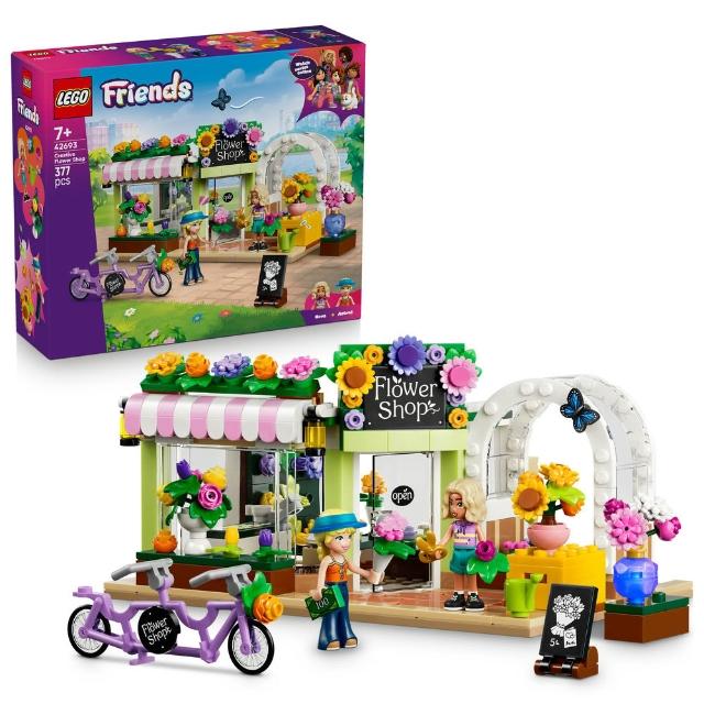 【LEGO 樂高】Friends 42693 創意花店(扮家家酒 想像力遊戲 禮物 玩具)