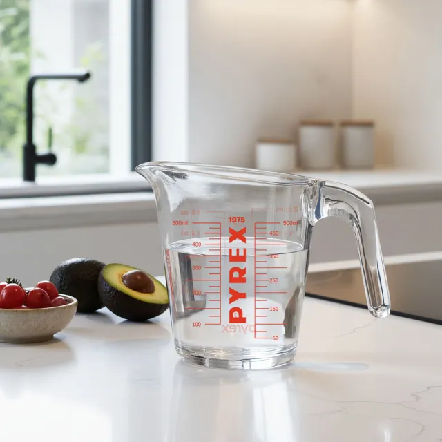 【CorelleBrands 康寧餐具】復刻經典量杯500ml(復刻1953/復刻1975)