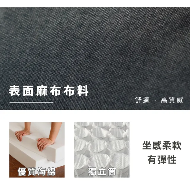 【RICHOME】MALFI獨立筒沙發(休閒椅 單人沙發 躺椅 美容椅 長照椅 多功能沙發 SF053)