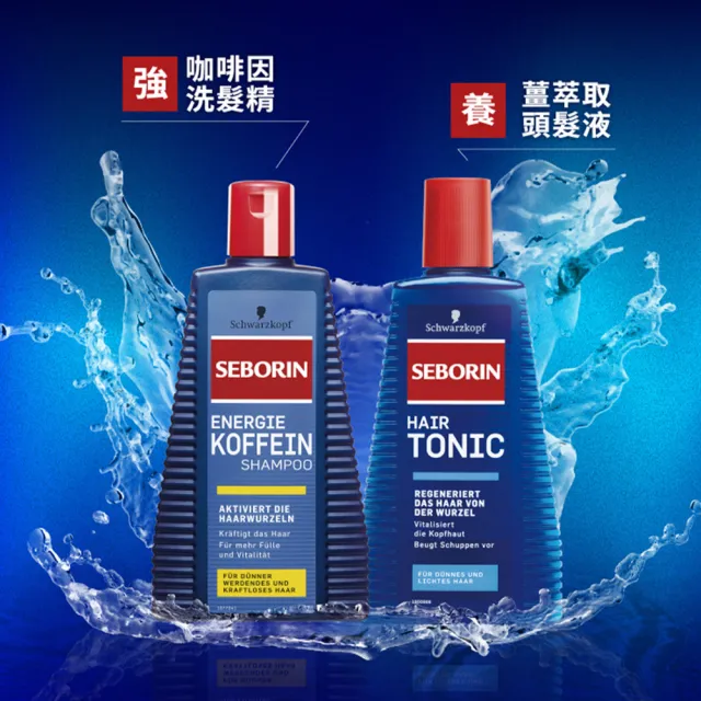 【Schwarzkopf 施華蔻】Seborin 咖啡因洗髮露 250ml