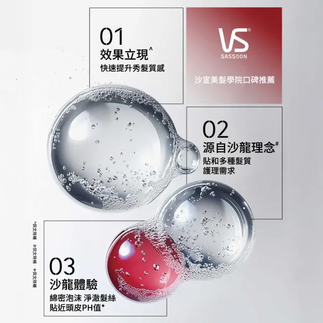 【VS 沙宣】極致修護精華油 80ml 2入組(紅寶石/髮絲即刻柔順/護髮油/髮油)