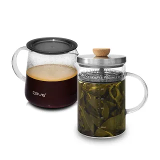 【Driver】經典冷熱兩用泡茶壺組(泡茶壺 茶具 茶器 茶杯 耐熱玻璃壺 茶壺茶杯組 送禮推薦)