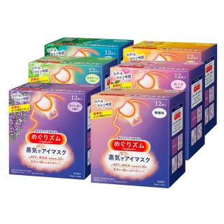 【Kao 花王】柔舒蒸氣眼罩12入*6盒_平輸商品★母親節送禮推薦