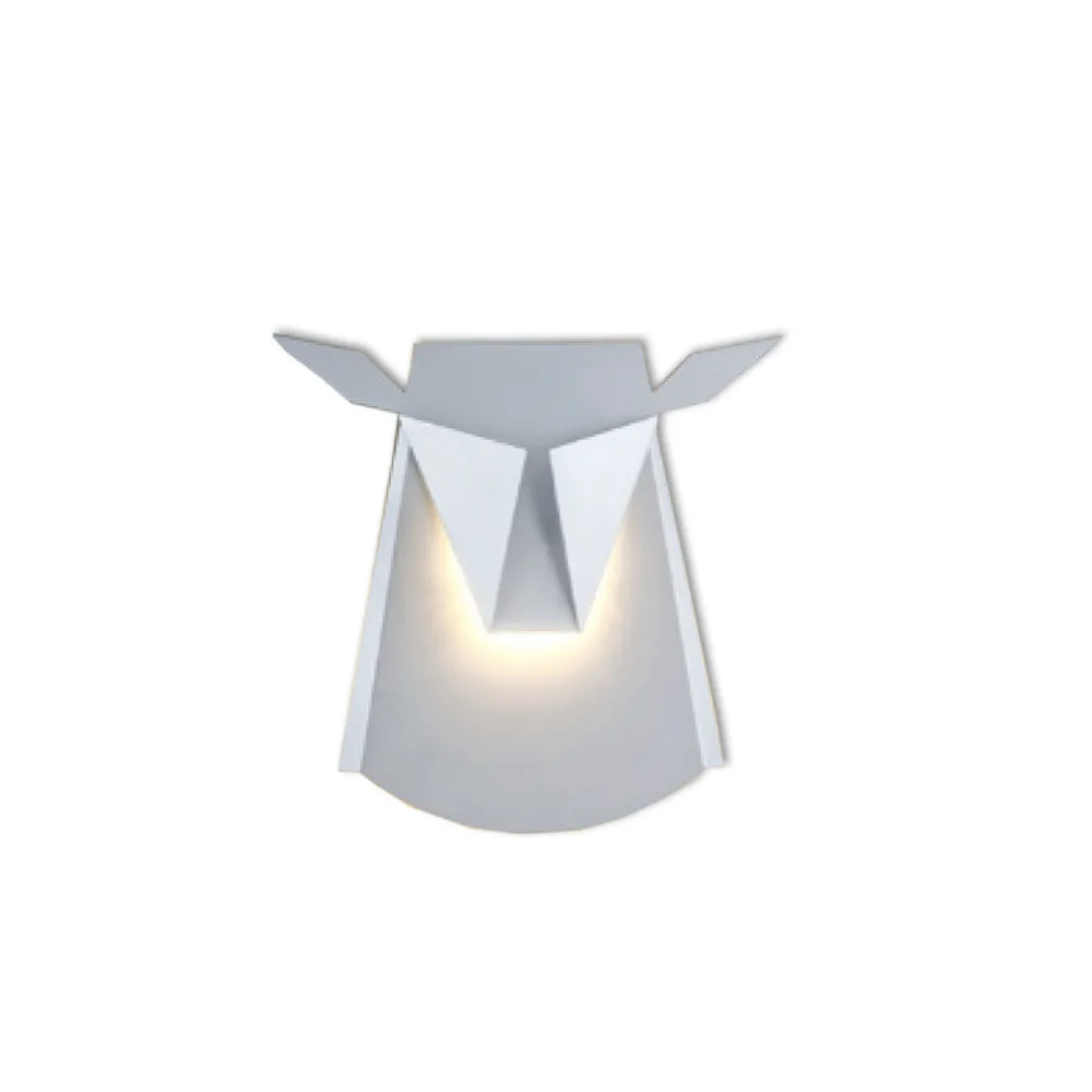 【必登堡】銀鹿魔王壁燈 B365498(壁燈/床頭燈/過道燈/樓梯燈/現代/簡約/鹿/麋鹿/鹿角)