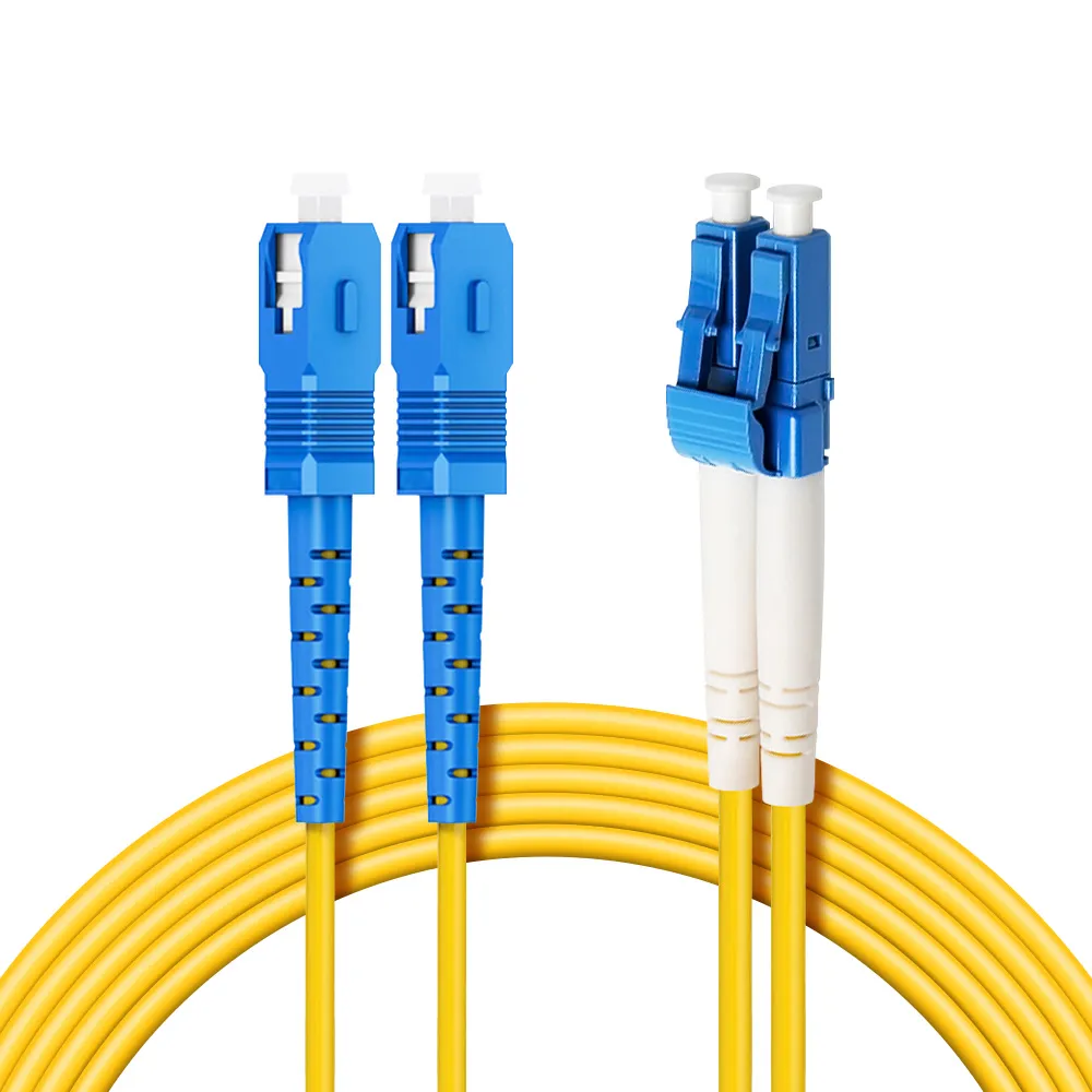 【台灣霓虹】電信級SC-LC單模雙芯全雙工光纖跳線30米