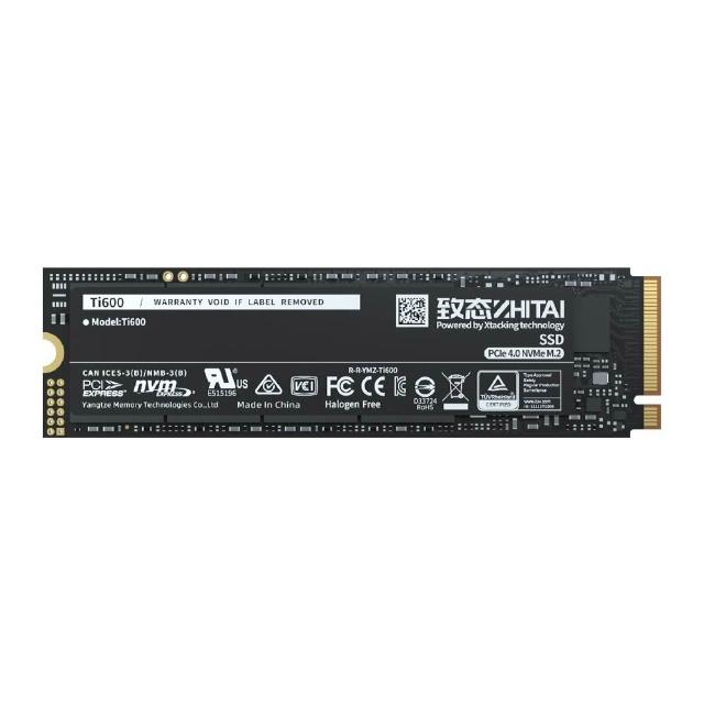 【ZHITAI 致態】Ti600 4TB M.2 2280 Gen4 PCIe 4.0 SSD固態硬碟  讀7000 寫6000 (五年保)