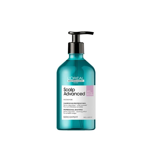 【L’OREAL 巴黎萊雅PRO】絲漾博瞬效敏弱修護洗髮精500ml(舒敏/保濕)