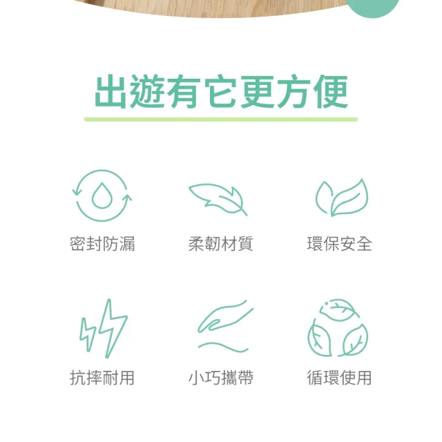 【VOLA 維菈】旅行分裝袋 翻蓋擠壓式 隨身分裝瓶 出國收納 洗髮精乳液分裝袋 透明便攜 盥洗用品