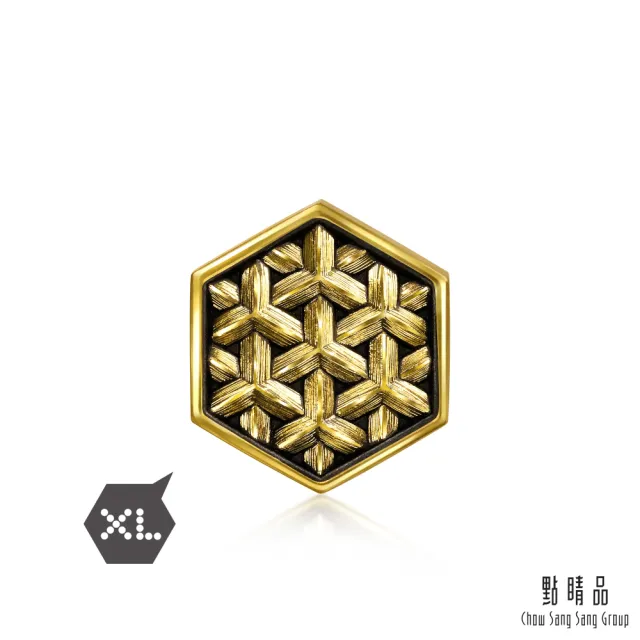 【點睛品】鎖子紋 XL 黃金串珠