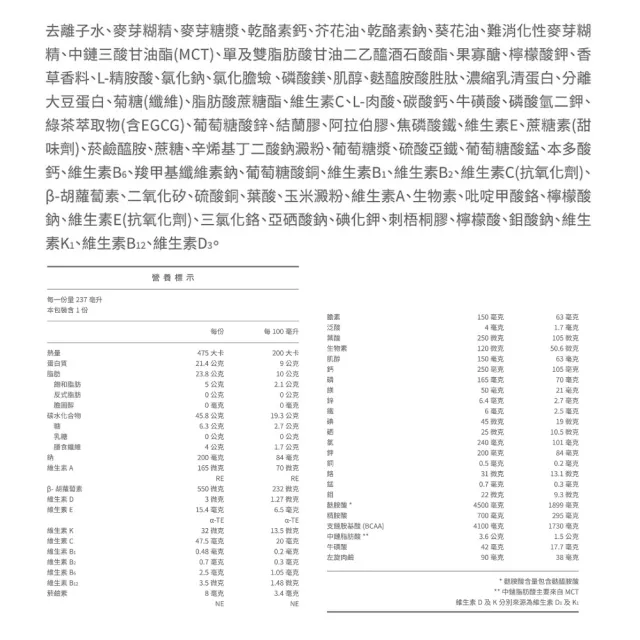 【桂格完膳】營養素 洗腎病患適用配方(237mlx24罐/箱)