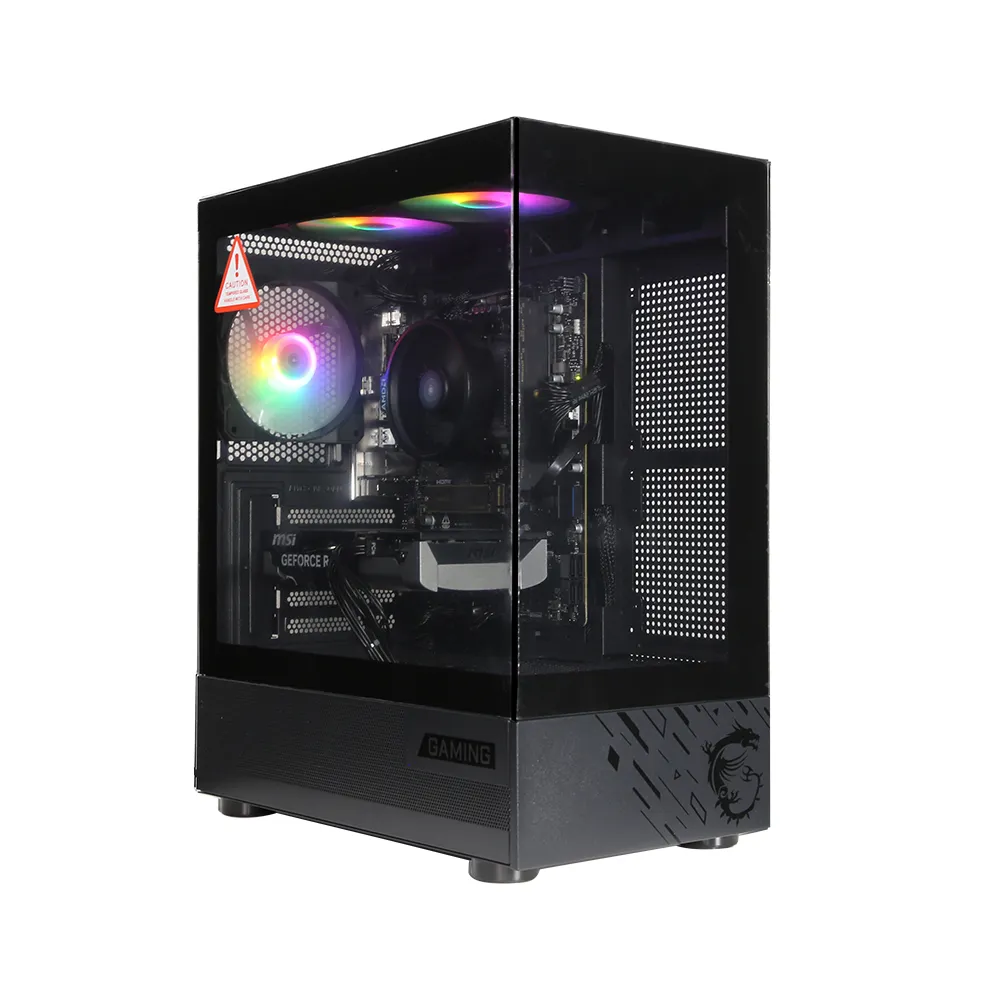 【微星平台】R7八核RTX 5060 Win11{天絕英雄W}電競機(R7 7700 MPK/B650/16G D5/1TB)