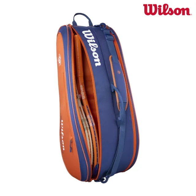 【WILSON】ROLAND GARROS 2026 TEAM 6PK RACKET BAG C 配件 網球拍袋 陶土橘 WR8053301001