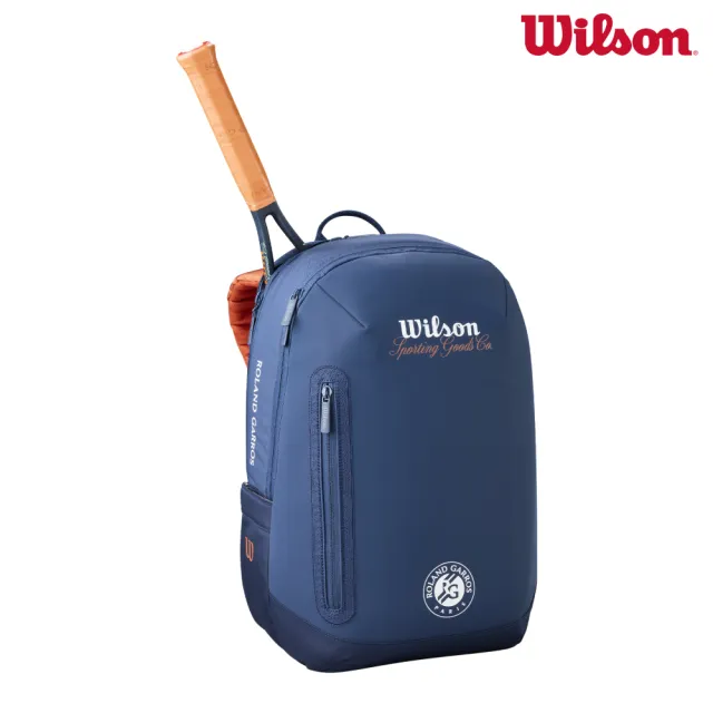 【WILSON】ROLAND GARROS 2026 SESSIONSOIRE BACKPACK 配件 後背包 海軍藍 WR8054001001