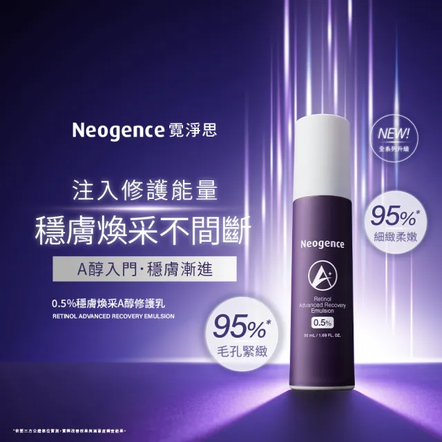 【Neogence 霓淨思】0.5%穩膚煥采A醇修護乳10ml