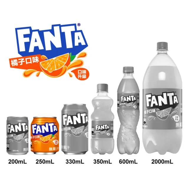 【Fanta 芬達】橘子汽水 易開罐250ml x24入/箱