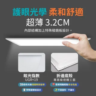 【DanceLight 舞光】4入 節能/環保雙認證 LED柔光平板燈 2呎X2呎 25W輕鋼架面板燈 白光6500K(D-PD25D-EGR1)