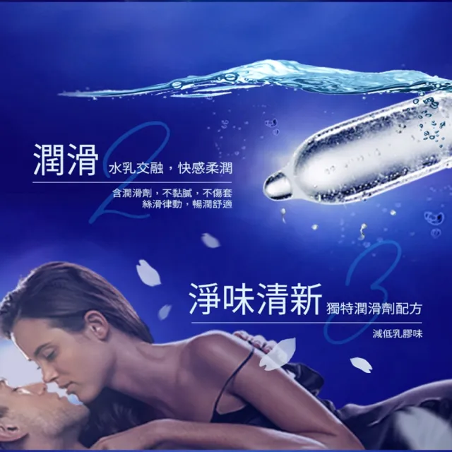 【Durex 杜蕾斯】AIR輕薄幻隱裝衛生套1盒(3入 保險套/衛生套/避孕套/安全套/避孕/避孕套/保險套推薦)