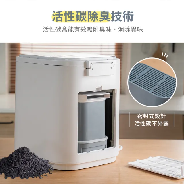 【KUDI 庫迪】4.5L DACO 廚餘機PRO(乾燥處理型 政府補助 除臭 殺菌廚餘機 家用廚餘機)