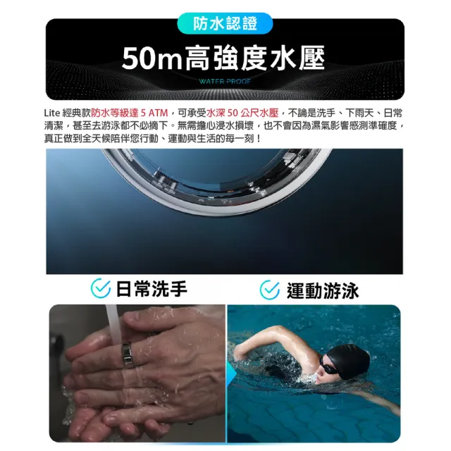 【WONDER 旺德】Wonder Ring AI 智慧戒指 Lite 健康管理 遙控拍照 睡眠品質分析 Andorid/iOS 可用