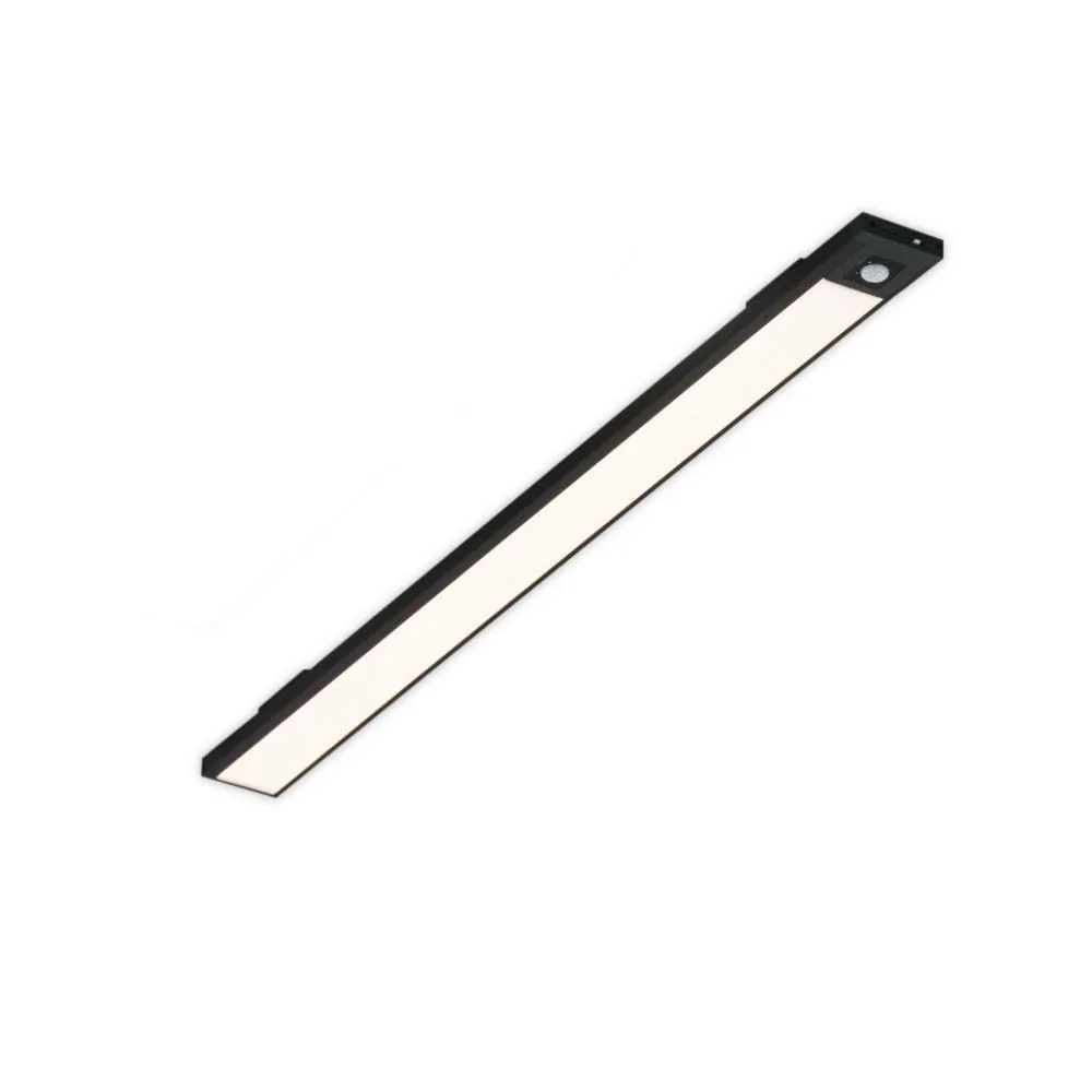 【必登堡】御典磁吸感應燈 低調黑 59cm B565432B(櫥櫃燈/走廊燈/照明燈/LED/磁吸/三色溫)