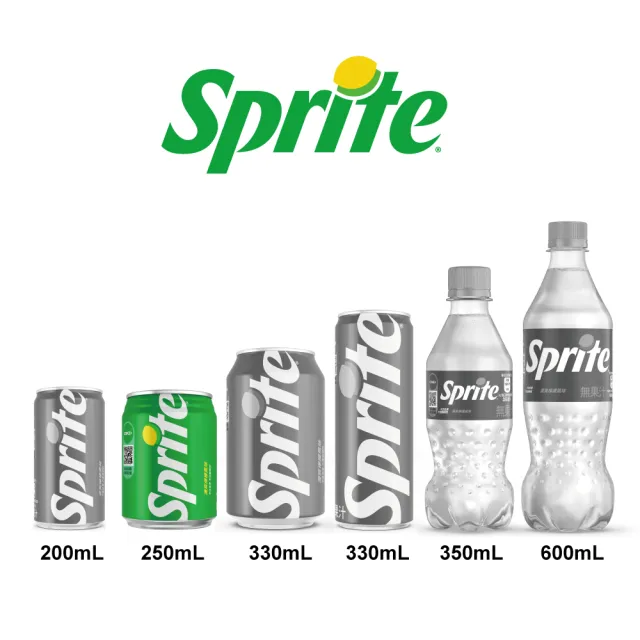 【Sprite 雪碧】易開罐250ml x3箱(共72入;24入/箱)