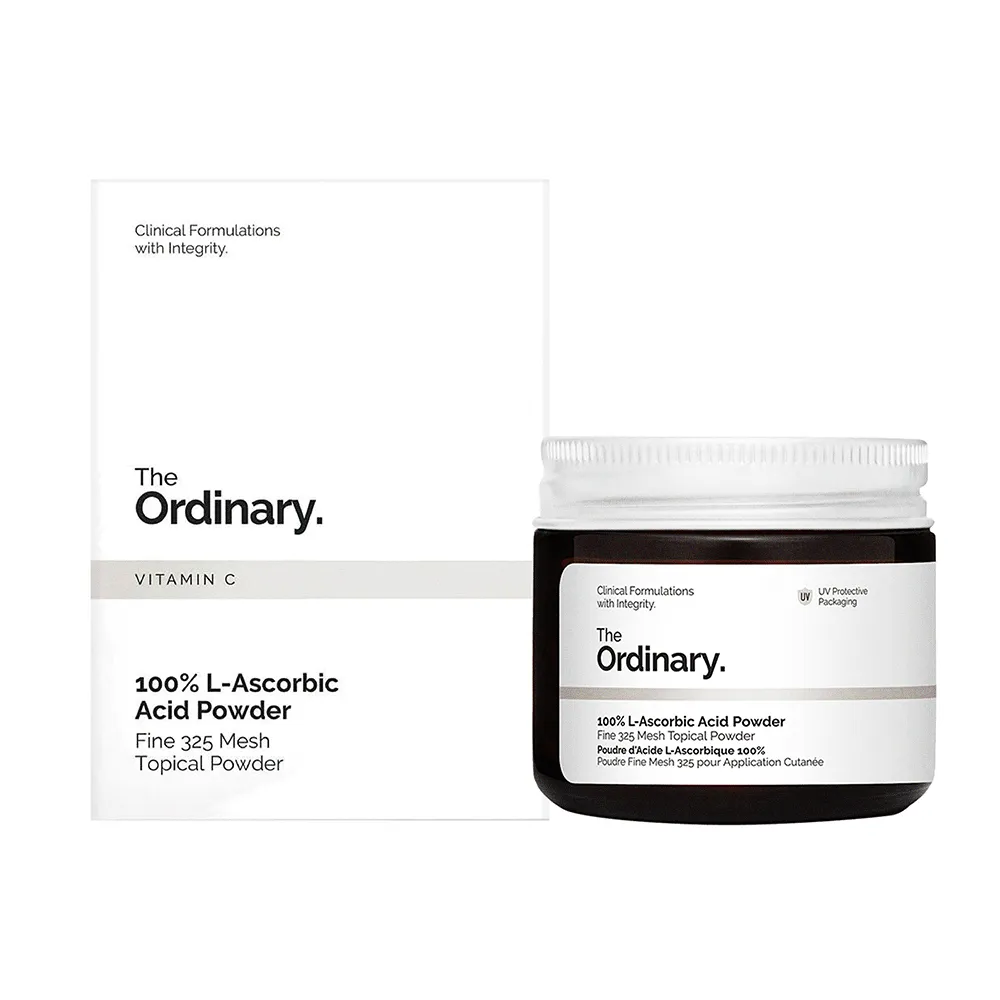 【The Ordinary】左旋精純維他命C粉 20g送植村秀琥珀黃金潔顏油50ml