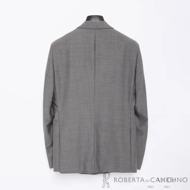 【ROBERTA 諾貝達】修飾身型展現俐落混紡灰色西裝 HLC71S-95