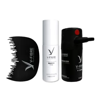 V-FIBRE植物豐盈造型粉4件組 (自然黑)