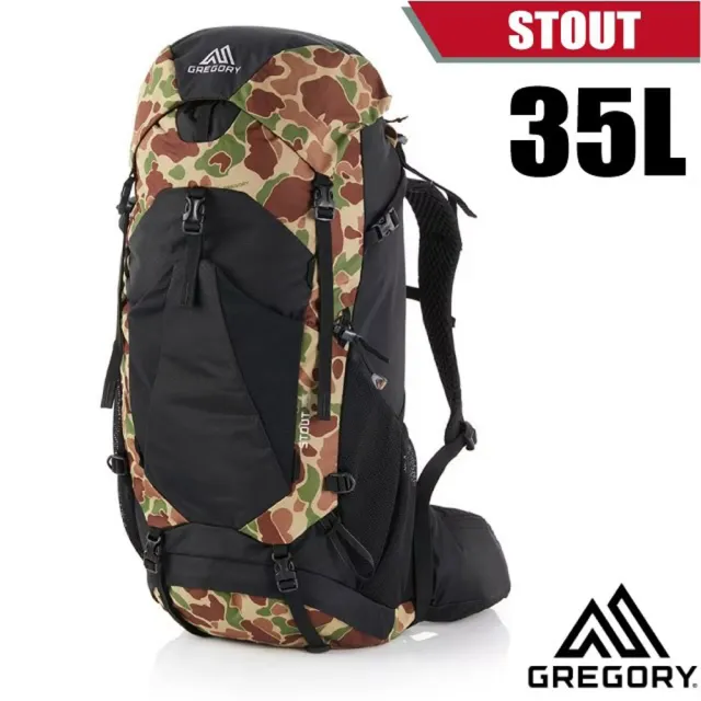 【Gregory】STOUT 35 專業健行登山背包.35L (126871-9865 岩紋迷彩)