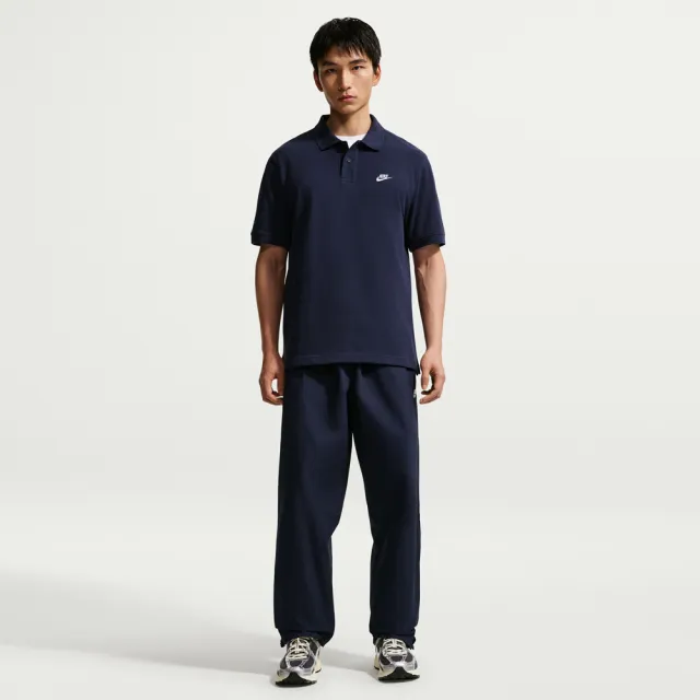 【NIKE 耐吉】短袖上衣 男 運動 Polo衫 高爾夫球衫 寬鬆 AS M NK CLUB SS POLO PIQUE 藍 FN3895-451