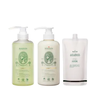 【ROOTON】官方直營 洗護髮加倍豐盈組(洗髮精500ml+洗髮補充包500ml+護髮素500ml)