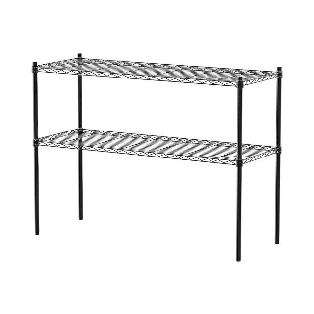【dayneeds 日需百備】輕型 120x45x90公分 烤漆二層架(鐵力士架/收納層架/展示架/層架/鐵架)