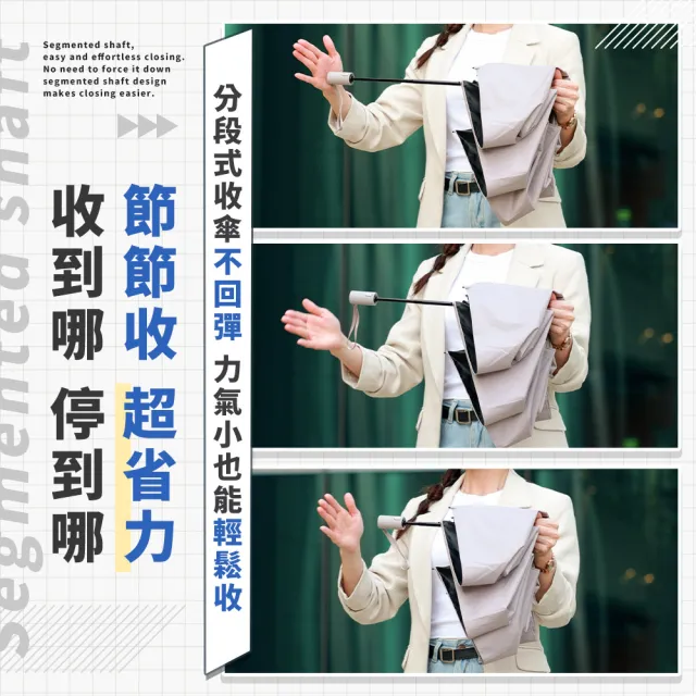 【JOJOGO 揪揪購】超速乾秒收輕羽傘 速乾傘 自動傘 輕量傘 晴雨傘 黑膠傘