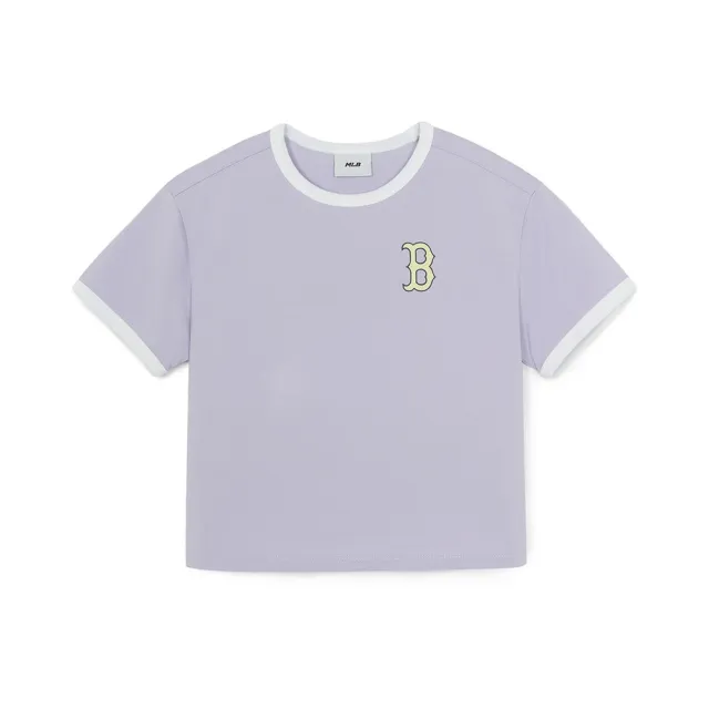 【MLB】童裝 背後大Logo短袖T恤 LIKE系列 波士頓紅襪隊 (7FTSL0463-43LDS)