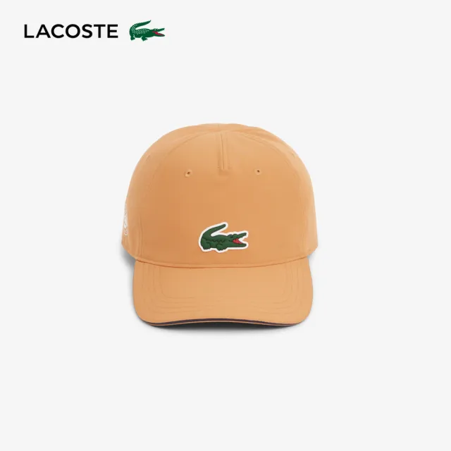 【LACOSTE】中性款-Lacoste Sport Roland Garros超細纖維帽子(橘色)