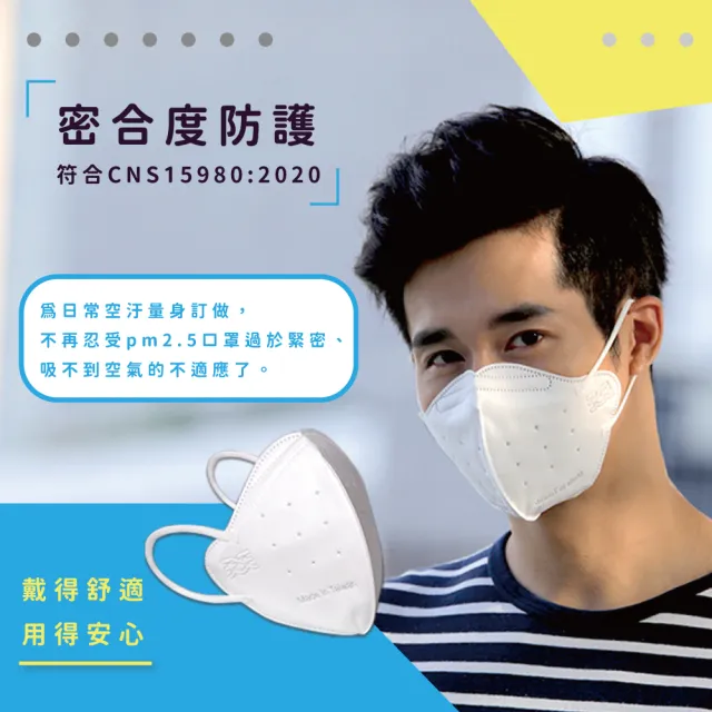 【天天】PM2.5 專業防霾口罩 白色 防疫必備(B級防護 12入/盒)