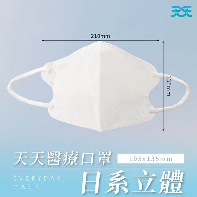 【天天】顏值提升!日系立體口罩(30入/盒)