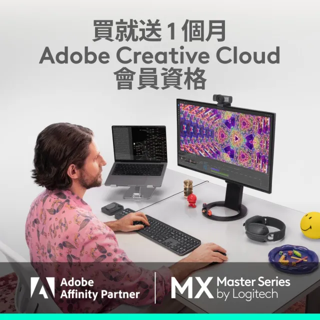 【Logitech 羅技】MX Master 4 For Mac 無線滑鼠