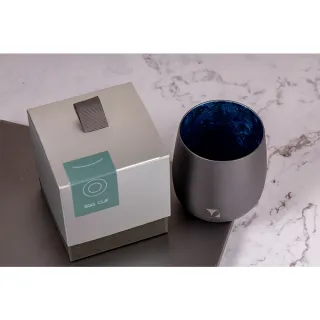 【Titanium 鈦造】鈦造蛋杯 雙色系列 雙層結構 275ml(鈦保溫杯 台灣鈦杯 鈦金屬)