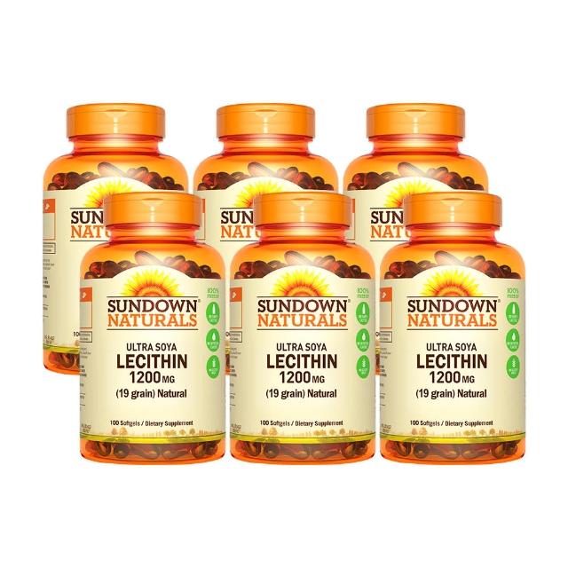 即期品【Sun 日落恩賜】超級61頂級卵磷脂膠囊6瓶組(共600粒)