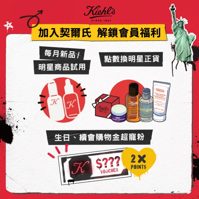 【Kiehl’s 契爾氏】官方直營 激光三酸煥膚精華液 30ml(Kiehl’s/新品上市/無針水光)