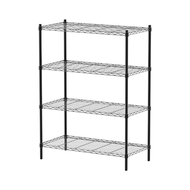 【dayneeds 日需百備】輕型 90x45x120公分烤漆四層架 三色可選(鐵力士架/收納層架/鞋架/展示架/層架/鐵架)